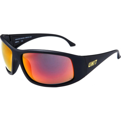 Strike Safety - Black/Orange Mirror Lenses