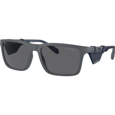 Emporio Armani EA4219 - Matte Dark Grey/Grey Polarised Lenses