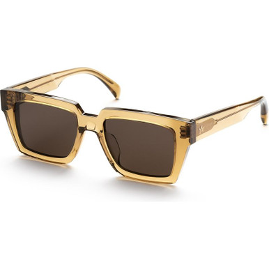 AM Eyewear Lukie, Yellow/Brown Polarised Lenses