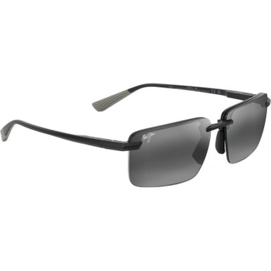 Maui Jim Laulima, Matte Black/Neutral Grey Polarised Lenses