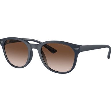 Emporio Armani EA4225U, Matte Blue/Brown Gradient Lenses