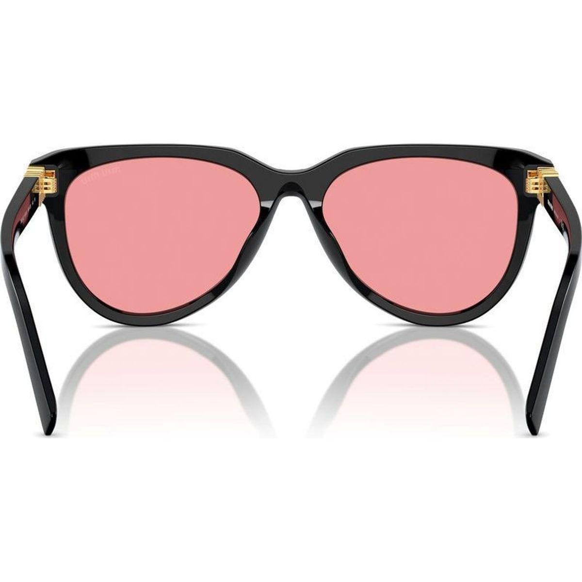 Miu Miu MU12ZS Black/Pink Sunglasses | Afterpay
