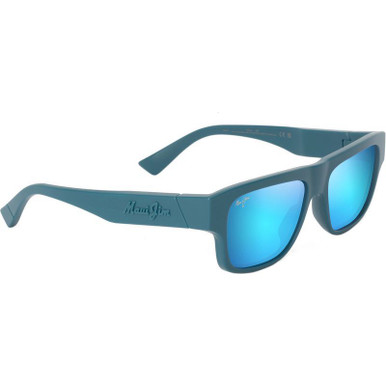 Maui Jim Kokua - Matte Petrol Blue/Blue Hawaii Polarised Lenses