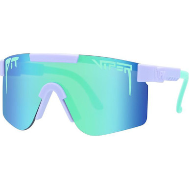 Pit Viper The Single Wides, Moontower Lilac/Blue Mirror Polarised Lenses