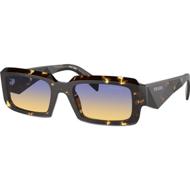 PR27ZS - Black Malt Tortoise/Clear Fifty Yellow and Dark Blue Gradient Lenses