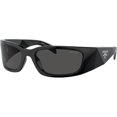 Prada PRA14S, Black/Dark Grey Lenses