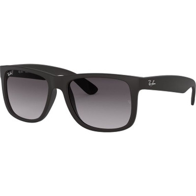 Black Rubber/Grey Gradient Lenses 51 Eye Size