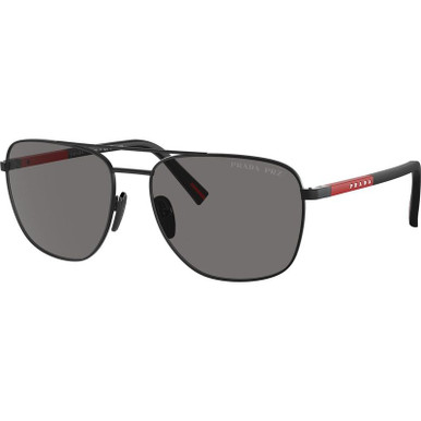 Matte Black/Dark Grey Polarised Lenses