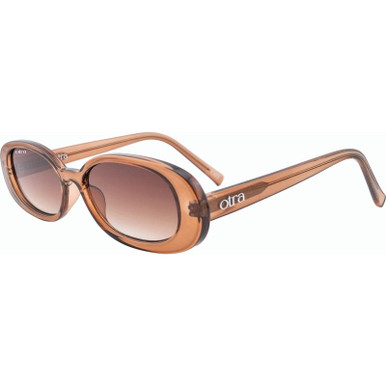 Otra Gina, Transparent Coffee/Brown Lenses