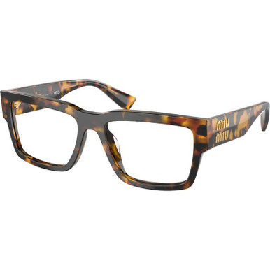 02XV - Honey Tortoise/Clear Lenses 52 Eye Size