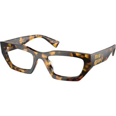 Honey Havana/Clear Lenses 53 Eye Size