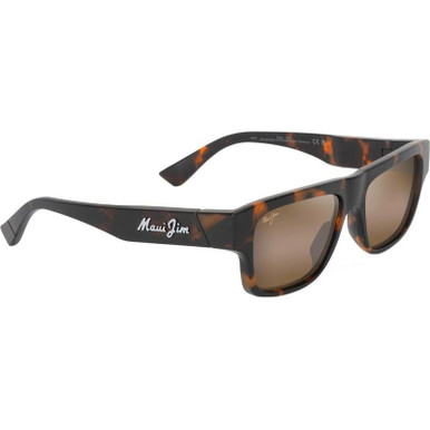 Maui Jim Kokua Matte Black/Maui Green Polarised Sunglasses