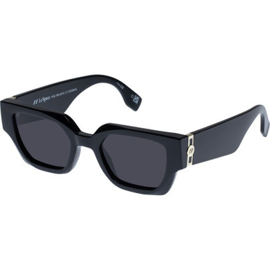 Le Specs Polyblock - Black/Smoke Lenses