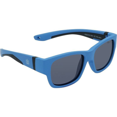 Ugly Fish Kids PB005 ANKLE BITERS, Blue/Smoke Polarised Lenses