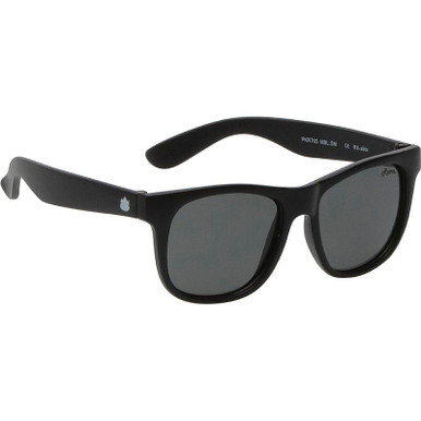 PKR765 RETRO - Matte Black/Smoke Polarised Lenses