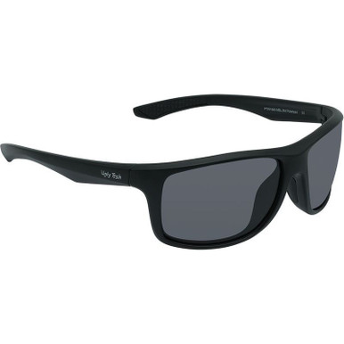 Ugly Fish Kids PTW1665 TWEEN - Matte Black/Smoke Polarised Lenses