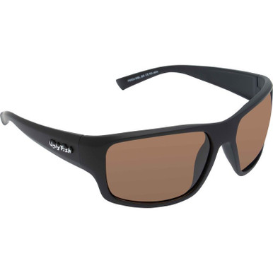 Ugly Fish P6504, Matte Black/Brown Polarised Lenses