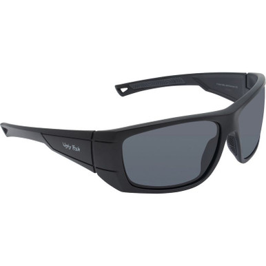 Ugly Fish P3644 - Matte Black/Smoke Polarised Lenses