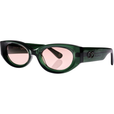 Oracle - Translucent Green/Rose Gradient Bio Lenses