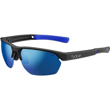 Bolle Victus, Matte Black and Blue/Volt+ Offshore Polarised Lenses