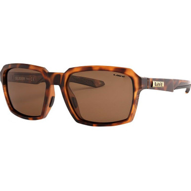 Liive Slider - Matte Tort/Brown Polarised Lenses