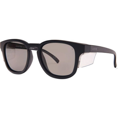 Crafter X Safety - Matte Black and Clear/Smoke Polarised Lenses