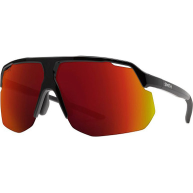 Smith Motive - Black/Chromapop Red Mirror Lenses