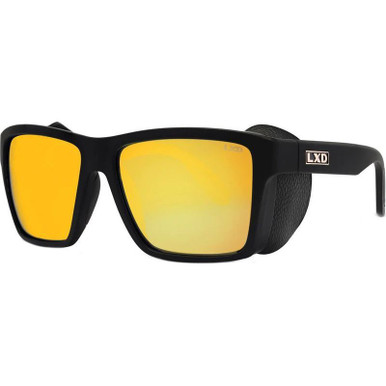 LXD XG Brooksy, Matte Xtal Black/Orange Mirror Glass Polarised Lenses