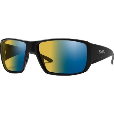 Smith Guides Choice - Matte Black/Chromapop Yellow Blue Mirror Glass Polarchromic Lenses