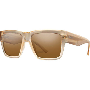 Smith Lineup - Champagne Crystal/Chromapop Brown Polarised Lenses