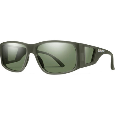 Monroe Peak - Matte Moss Crystal/Chromapop Grey Green Polarised Lenses