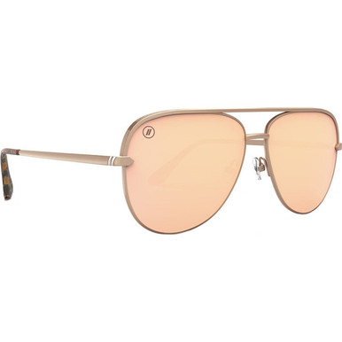 Blenders Shadow - Flirt Wagon Gold/Champagne Mirror Polarised Lenses