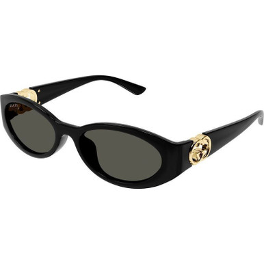 GUCCI GG1662SA - Black/Grey Lenses