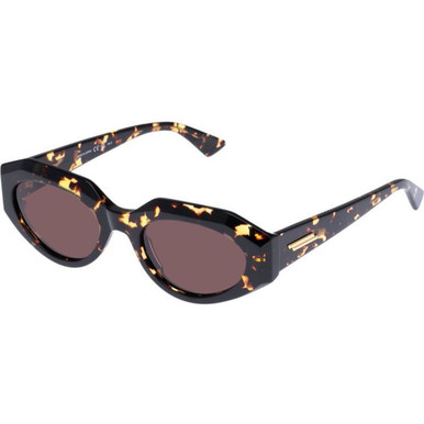 Bottega Veneta BV1031S - Havana/Brown Lenses