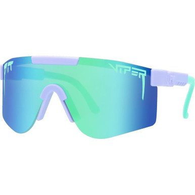 Pit Viper The Double Wides, Moontower Lilac/Blue Mirror Polarised Lenses