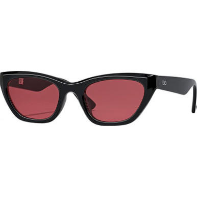 Uptown - Black/Cherry Cola Lenses