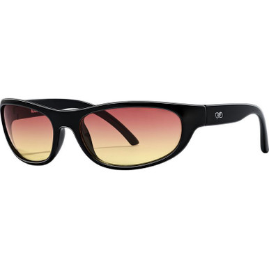 Traffic - Black/Tequila Sunrise Pink Yellow Gradient Lenses