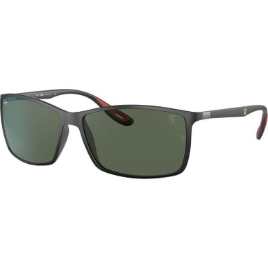 Ray-Ban RB4179M - Matte Black/Green Lenses