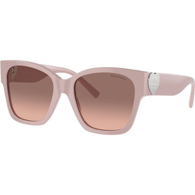 Tiffany & Co. TF4216F (O) - Dusty Pink/Pink and Dark Brown Gradient Lenses