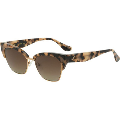 Gigi - Beige Tort/Brown Gradient Polarised Lenses