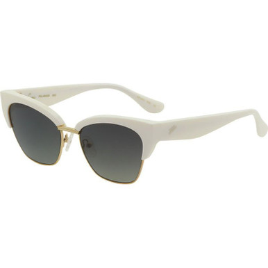 Bask Eyewear Gigi, Cotton/Grey Gradient Polarised Lenses