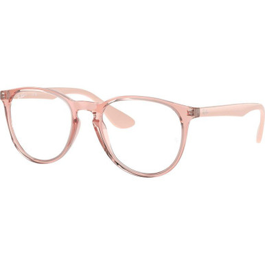 Ray-Ban Glasses Erika RX7046, Transparent Pink/Clear Lenses