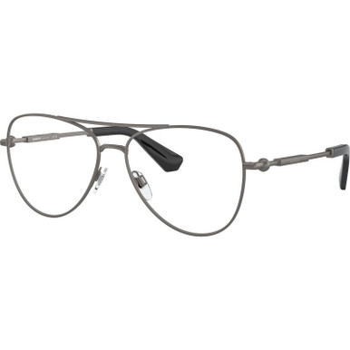 Burberry Glasses BE1386 - Dark Grey/Clear Lenses 55 Eye Size