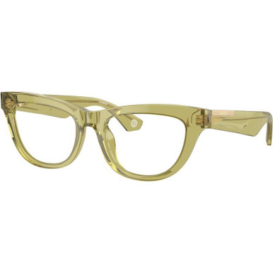 Burberry Glasses BE2406U, Green/Clear Lenses 52 Eye Size