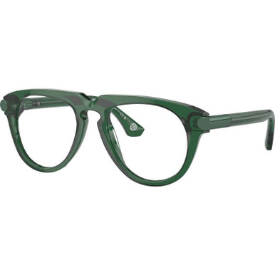 Burberry Glasses BE2408U, Green/Clear Lenses 53 Eye Size