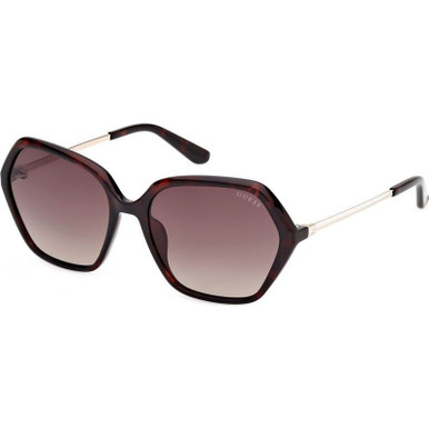 Guess GU00134 - Dark Havana/Brown Gradient Lenses