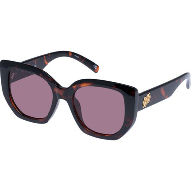 Le Specs Euphoria - Super Dark Tort/Smokey Brown Lenses