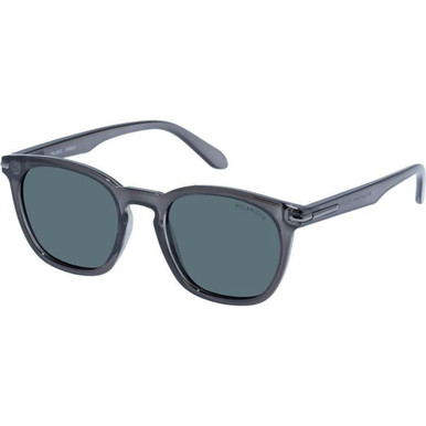 Cancer Council Palmer - Charcoal and Gunmetal/Khaki Polarised Lenses