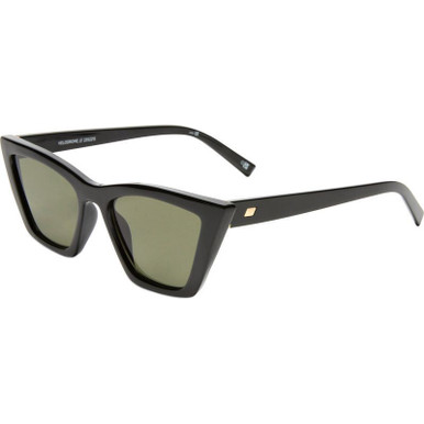 Le Specs Velodrome - Black/Khaki Lenses