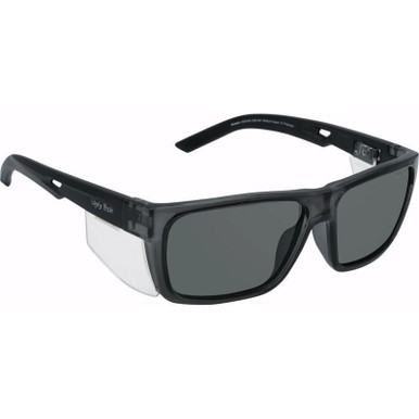 Ugly Fish Comet Safety RSP484 - Crystal Smoke/Smoke Polarised Lenses